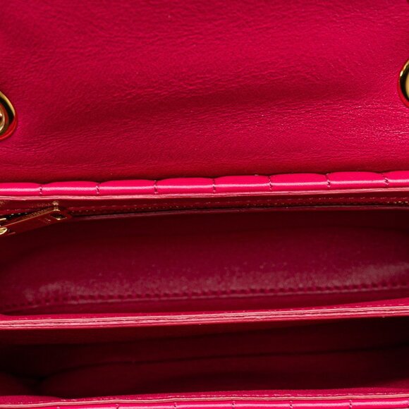 CELINE Pink Leather Shoulder Bag - Picture 6 of 11